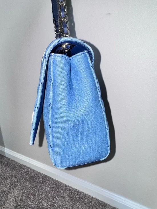 Kate Spade New York Briar Lane Quilted Denim Appliqué Emelyn Purse - Picture 9 of 12